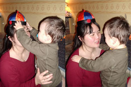 Die hoed staat mamma goed